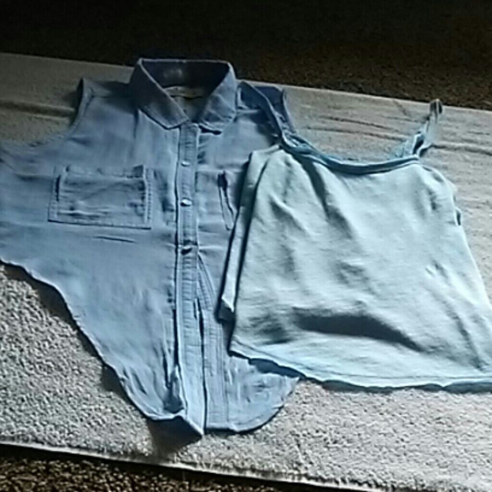 2 Hollister crop tops